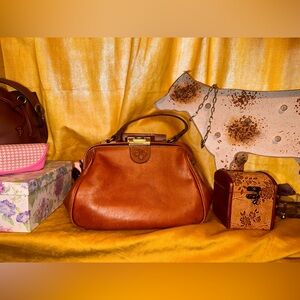 Patricia Nash Brown Leather Handbag